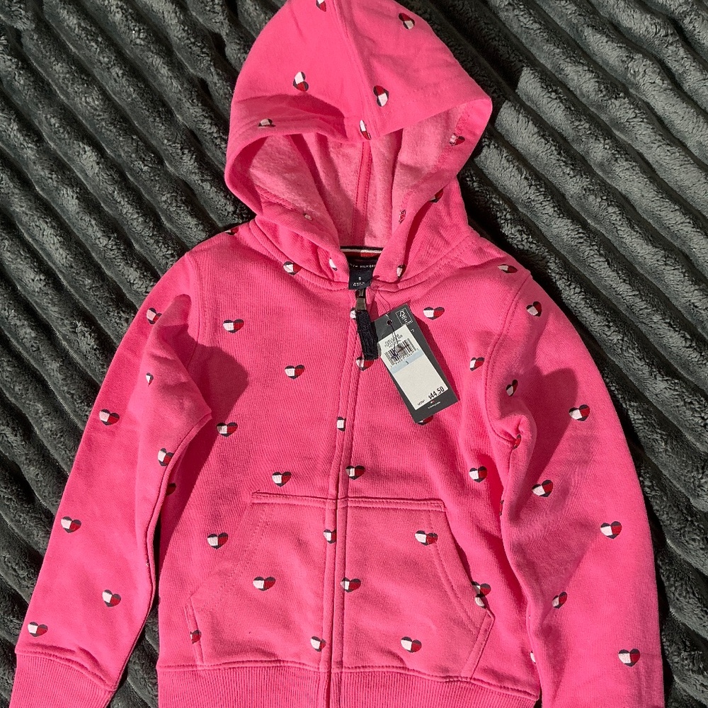 Girls pink sweater T5